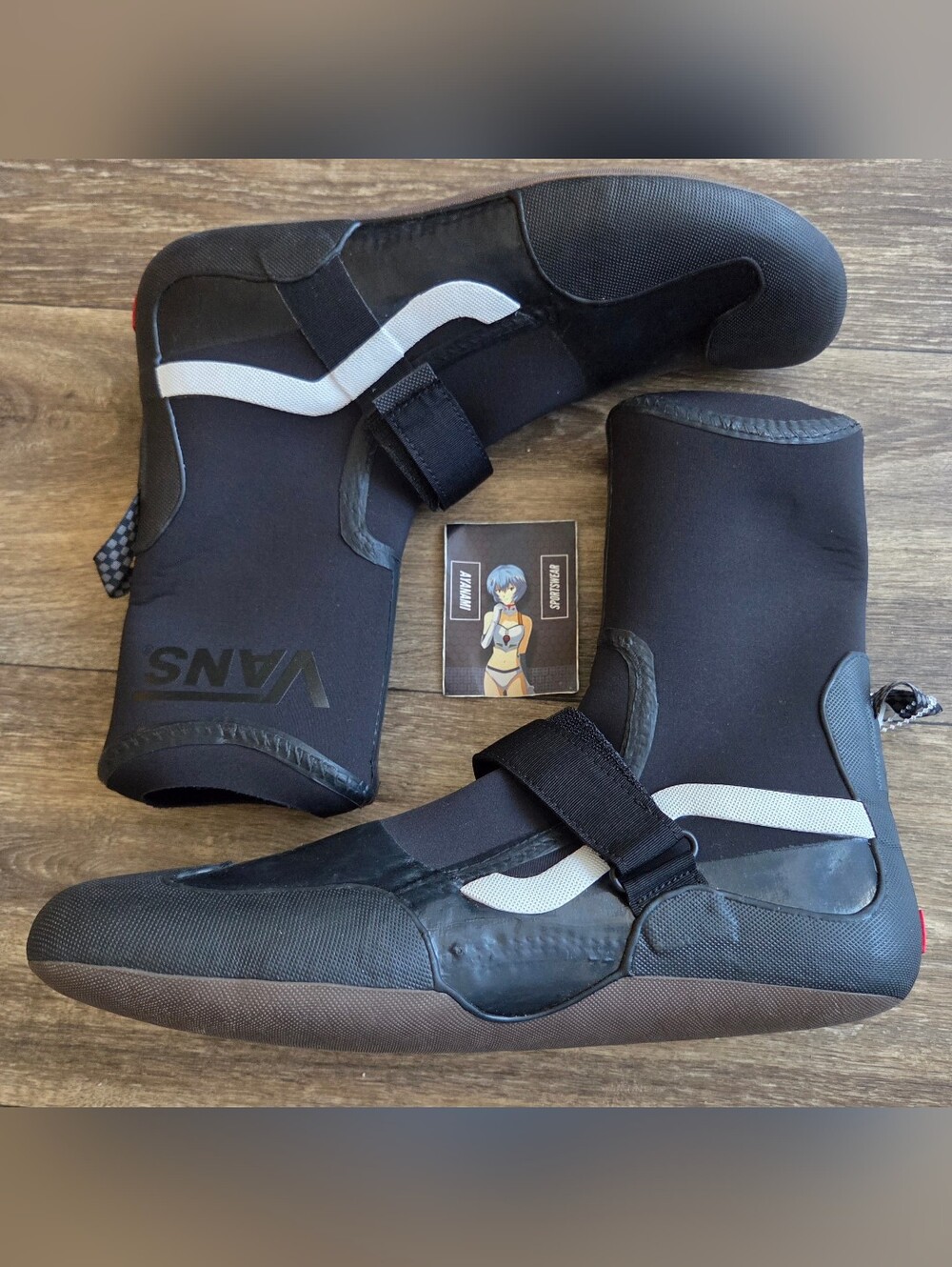 Vans Surf Boot 2 Hi V 5mm Neoprene Waterproof Boots with White Side Wave Size 13
